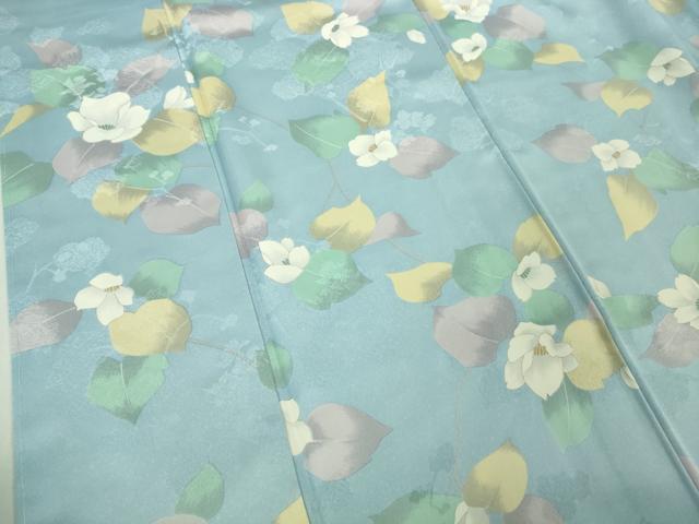 平和屋着物●極上　小紋　地紋起こし　草花文　ロング丈　逸品　未使用　DZAB5155kh6_5