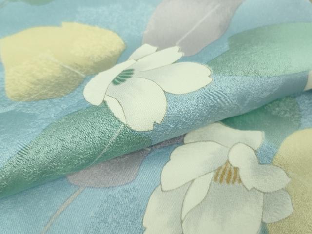 平和屋着物●極上　小紋　地紋起こし　草花文　ロング丈　逸品　未使用　DZAB5155kh6_6