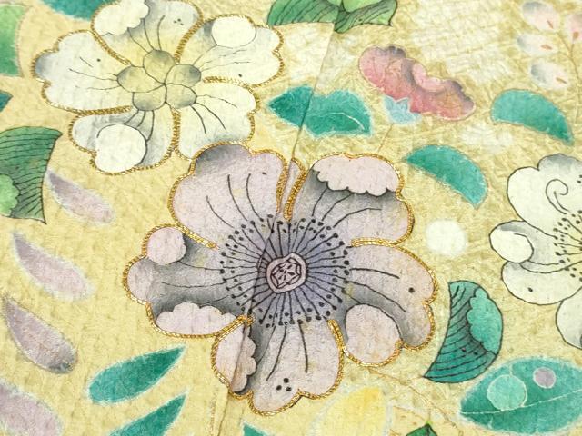 平和屋着物●極上　訪問着　駒刺繍　辻が花　金彩　逸品　未使用　DZAB5170kh6_5