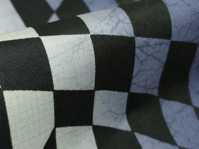 平和屋本店●極上　本場染大島紬　変わり縞　逸品　DZAB5184kh6_6