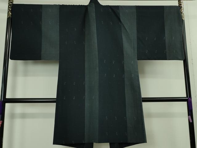 平和屋着物∞極上　男性　長羽織　単衣　キングサイズ　絣柄　やまと誂製　逸品　DZAB5210kh6_1