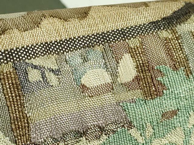 平和屋着物●極上　手織綴れ　山鹿清華　太鼓柄袋帯　風景文　金糸　ますいわ屋扱い　逸品　DZAB5270kh6_4