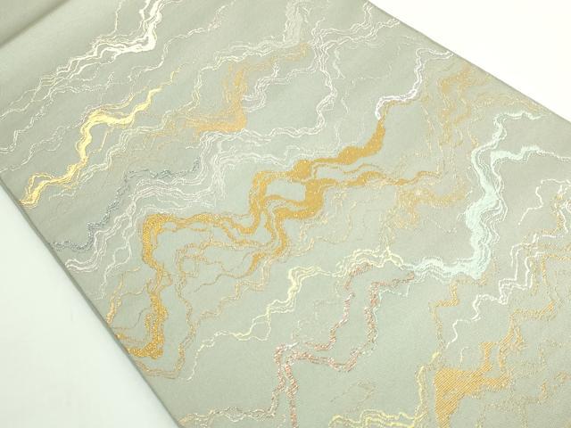 平和屋着物●最高級　龍村平蔵製　太鼓柄　本袋帯　水衣錦　金銀糸　逸品　DZAB5303kh6_1