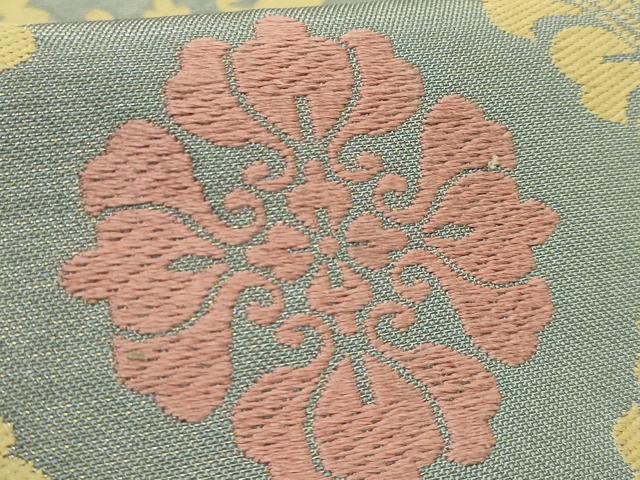 平和屋着物●極上　西陣　川島織物　六通柄　本袋帯　唐織　花菱文　逸品　DZAB5341kh6_3