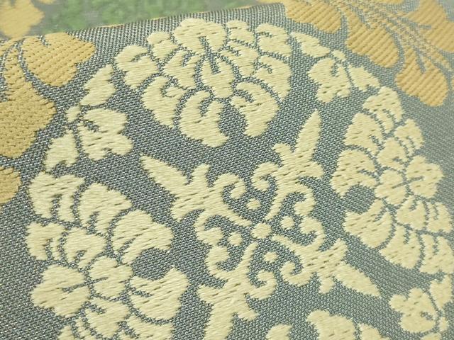 平和屋着物●極上　西陣　川島織物　六通柄　本袋帯　唐織　花菱文　逸品　DZAB5341kh6_4