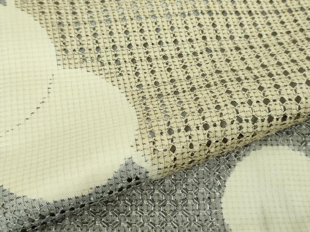 平和屋着物●極上　奄美大島泥染色家　赤塚花穂　中国三大刺繍　スワトウ刺繍　汕頭刺繍　本場大島紬　訪問着　逸品　DZAB5376kh6_5