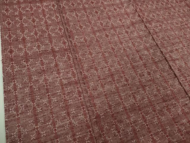 平和屋着物●極上　本場琉球　読谷山花織　紬地　逸品　DZAB5431kh6_5