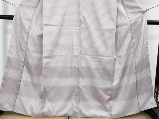 平和屋着物●極上　訪問着　お召地　経錦　横段文　逸品　DZAB5438kh6_4