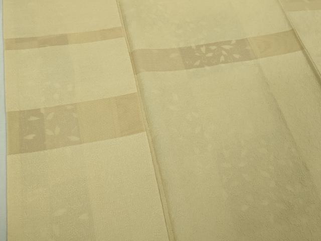 平和屋着物●極上　小紋　舞桜　横段紋紗　砥粉色地　逸品　DZAB5455kh6_5