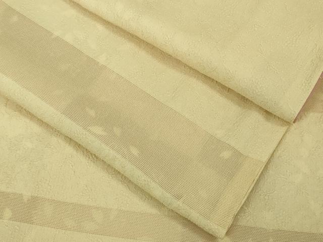平和屋着物●極上　小紋　舞桜　横段紋紗　砥粉色地　逸品　DZAB5455kh6_8