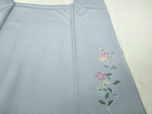 平和屋本店●極上　訪問着　友禅　作家物　草花文　逸品　未使用　DZAB5473kh6_10