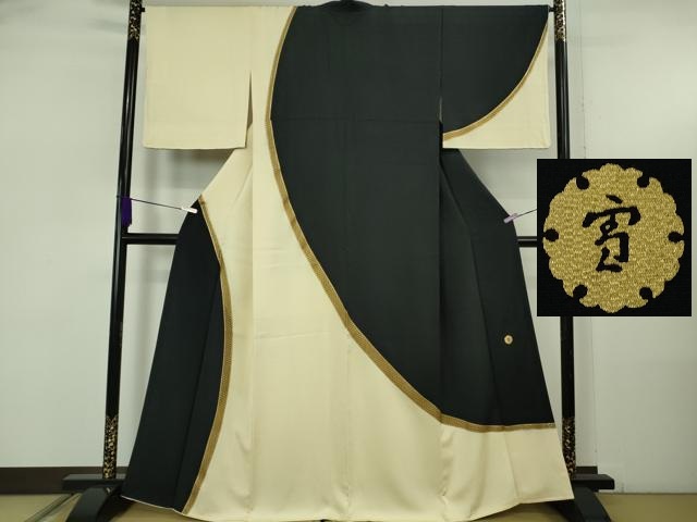 平和屋本店●極上　ジャパンオートクチュール　渡辺雪三郎　訪問着　金彩　逸品　DZAB5613kh6 平和屋本店○極上 ジャパンオートクチュール 渡辺雪三郎 訪問着 金彩