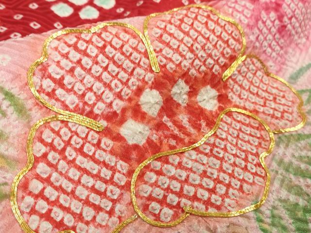 平和屋本店[]極上　七五三　女の子　7歳　祝着　駒刺繍　絞り　花車　逸品　DZAB5620kh6_7