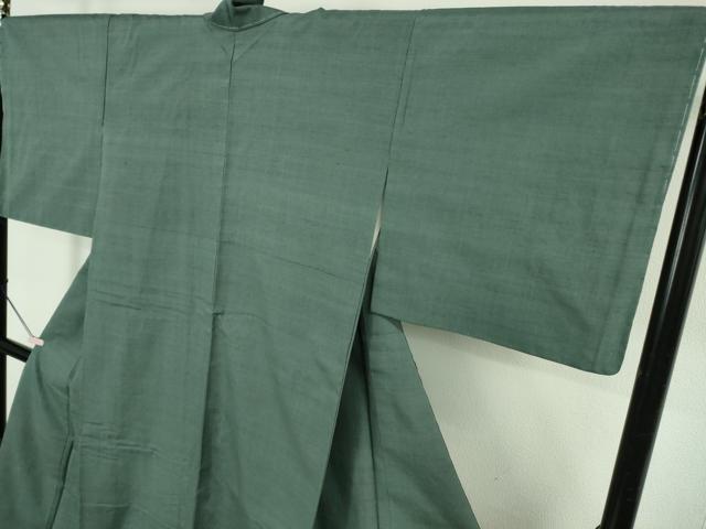 平和屋着物●極上　本場草木染結城玉紬　結織苑　色無地　御召茶色　証紙付き　逸品　未使用　DZAB5676kh6 平和屋着物○極上 本場草木染結城玉紬 結織苑 色無地 御召茶色 証紙