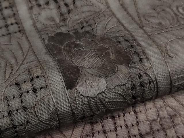 平和屋本店○極上 中国三大刺繍 スワトウ刺繍 汕頭刺繍 総刺繍 訪問着
