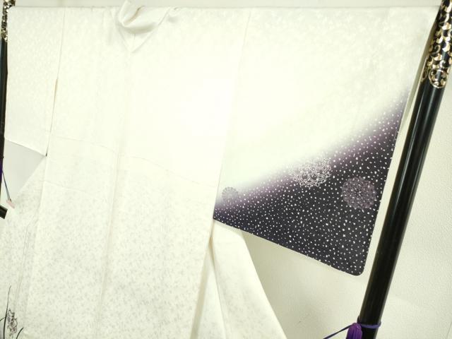 平和屋本店●極上　訪問着　刺繍　舞花文　暈し染め　やまと金ラベル　逸品　未使用　DZAB5859kh6_2