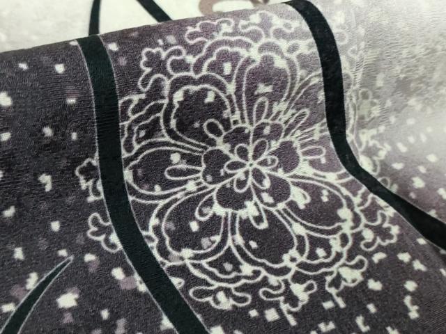 平和屋本店●極上　訪問着　刺繍　舞花文　暈し染め　やまと金ラベル　逸品　未使用　DZAB5859kh6_7