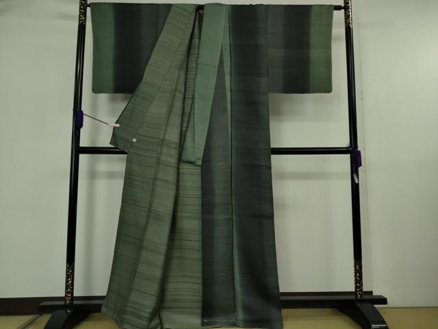 平和屋本店●極上　インド・アッサム　野蚕糸　手織　ムガシルク　間道　逸品　未使用　DZAB5890kh6_1