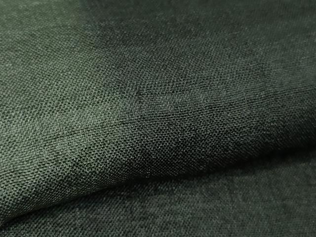 平和屋本店●極上　インド・アッサム　野蚕糸　手織　ムガシルク　間道　逸品　未使用　DZAB5890kh6_5