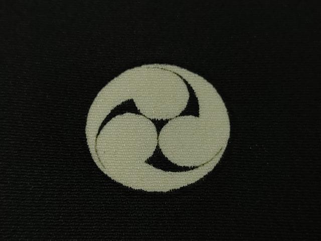 平和屋本店●極上　創業130年　江戸染繍友禅　大彦　黒留袖　刺繍　鳳凰唐草花文　金糸　三越扱い　逸品　DZAB5906kh6 平和屋本店○極上 創業130年 江戸染繍友禅 大彦 黒留袖