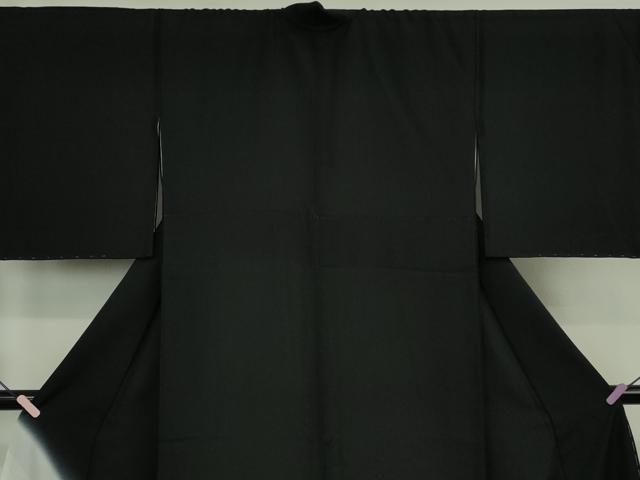 平和屋本店●極上　訪問着　吹寄せ文　暈し染め　黒地　金彩　逸品　未使用　DZAB5916kh6_2