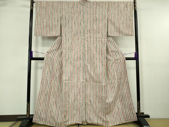 平和屋本店●極上　染司よしおか　五代目　吉岡幸雄　紬　間道　逸品　DZAB5944kh6_1