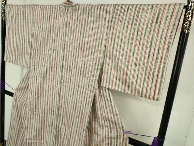 平和屋本店●極上　染司よしおか　五代目　吉岡幸雄　紬　間道　逸品　DZAB5944kh6_3