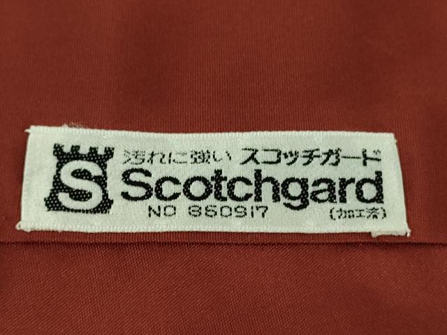 平和屋本店●極上　本場黄八丈　まるまなこ　紬　格子　逸品　DZAB6066kh6_9