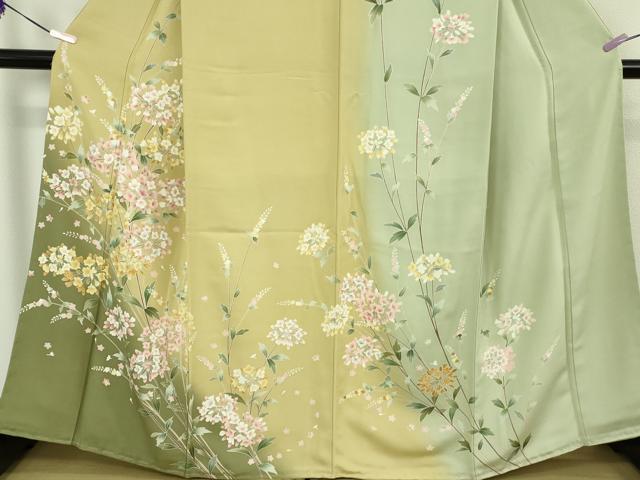 平和屋本店●極上　訪問着　友禅　枝花文　暈し染め　逸品　未使用　DZAB6078kh6_3