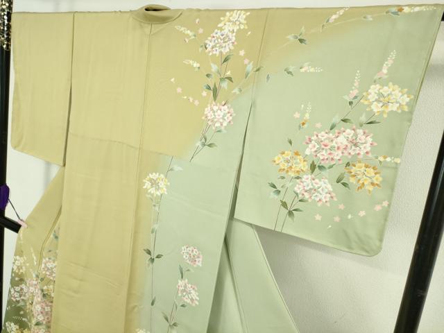平和屋本店●極上　訪問着　友禅　枝花文　暈し染め　逸品　未使用　DZAB6078kh6_2