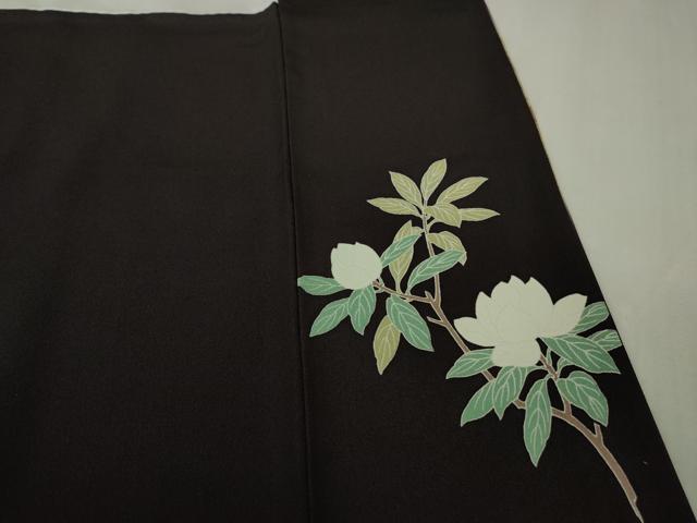 平和屋本店●極上　振袖　駒刺繍　四季花鳥丸文　濃い桑の実色地　暈し染め　金彩　逸品　DZAB6320kh6_9