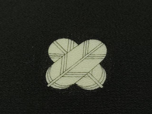 平和屋本店●極上　創業460年・千總　黒留袖　駒刺繍　風景吉祥花松文　金彩　逸品　DZAB6366kh6_8