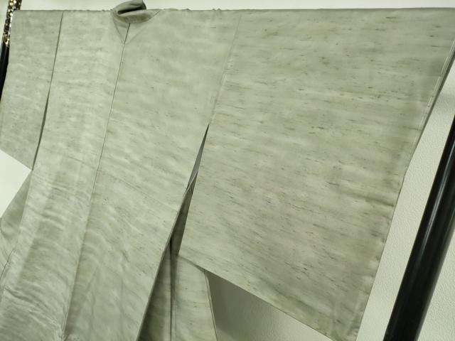平和屋本店●極上　石川県指定無形文化財　牛首紬　白山工房　手織り　証紙付き　逸品　未使用　DZAB6582kh6_3