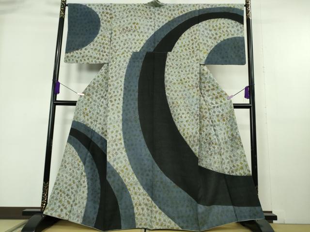 平和屋本店●極上　菅原工房　菅原結作　漢方染紬　訪問着　逸品　DZAB6952kh6