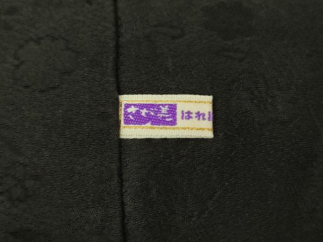 平和屋本店●極上　中国三大刺繍　スワトウ刺繍　刺し子　刺繍　訪問着　絞り　名物裂　黒地　さが美扱い　逸品　未使用　DZAB6994kh6_7