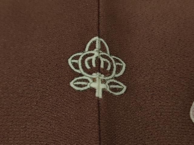 平和屋本店●極上　銀座　志ま亀　訪問着　駒刺繍　宝尽くし　黒鳶色地　金彩　ロング丈　たとう紙付き　逸品　未使用　DZAB7195kh6_7