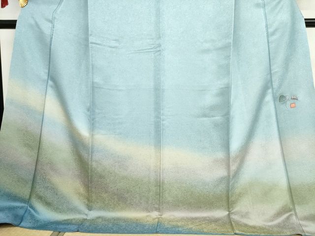 平和屋本店□極上 久保田一竹 幻の辻が花 訪問着 霞文 暈