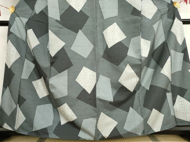 平和屋本店□極上 石川県指定無形文化財 牛首紬 白山工房 手織り