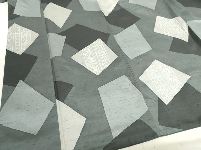 平和屋本店□極上 石川県指定無形文化財 牛首紬 白山工房 手織り