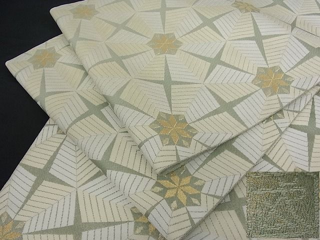 平和屋本店■最高級　人間国宝　北村武資　煌彩錦　六通柄袋帯　金糸　正絹　逸品　kk163