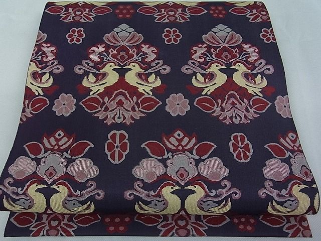 平和屋本店■最高級　人間国宝　北村武資　経錦　袋帯　鴛鴦　逸品s2849