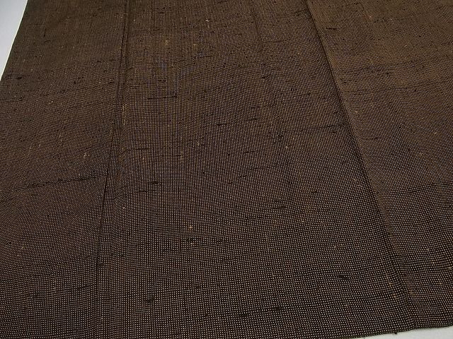 平和屋本店□超希少 男性 伊兵衛織 工芸手織 アンサンブル 単衣 逸品3s3389 