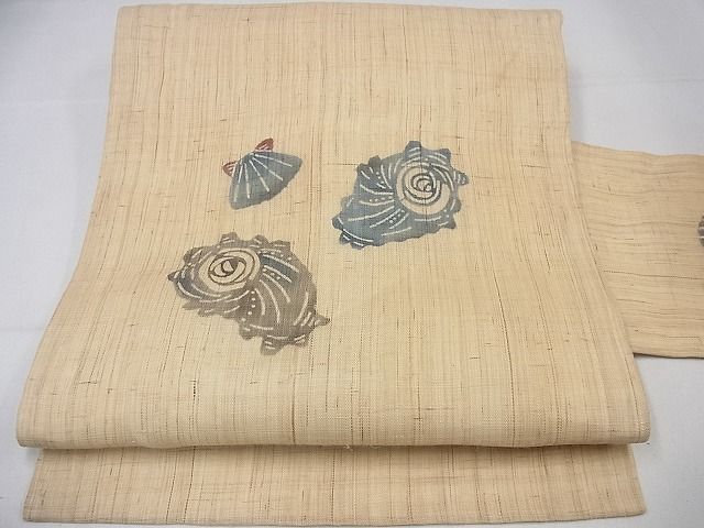 平和屋本店□最高級 夏物 重要無形文化財 越後上布 小河正義 八寸