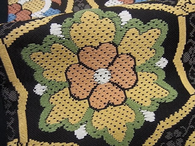 平和屋着物□極上 西陣 川島織物謹製 六通柄 本袋帯 宝相