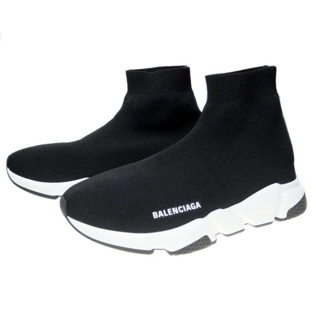 旧モデルセール！ BALENCIAGA バレンシアガ メンズ スニーカー 靴 シューズ SPEED LT SNEAKER / 645056 W2DBQ ブラック