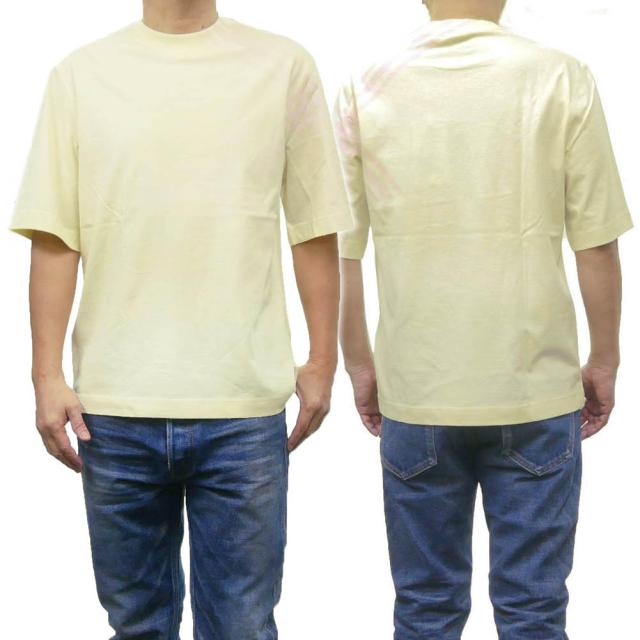 旧モデルセール！ BURBERRY バーバリー Tシャツ メンズ 半袖 トップス クルーネック コットン 綿100％ 8082053 1 / SP24-GRAPHICS-FOR-10 イエロー