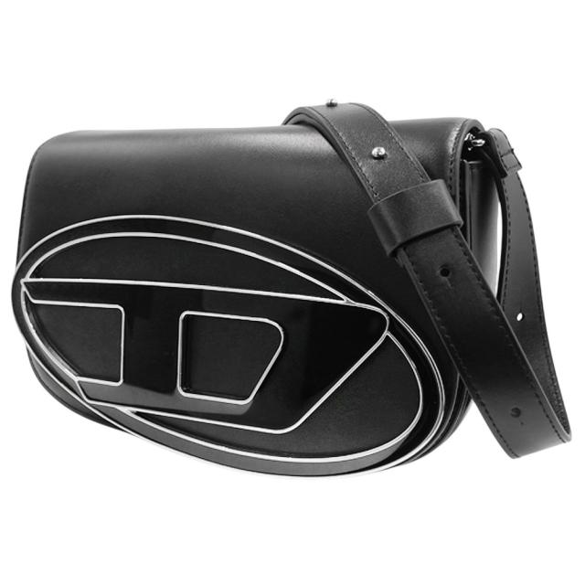DIESEL ディーゼル バッグ レディース ショルダーバッグ X09568 PR818 / 1DR M ブラック /2026春夏新作