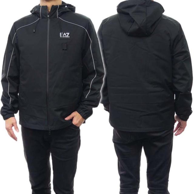 旧モデルセール！ EMPORIO ARMANI エンポリオアルマーニ EA7 ブルゾン メンズ 中綿ブルゾン 6RPB36 PNEDZ ブラック