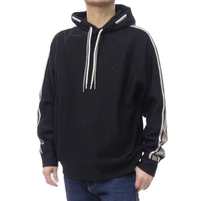EMPORIO ARMANI エンポリオアルマーニ パーカー メンズ プルオーバーパーカー 長袖 EM005199 AF24209 ブラック