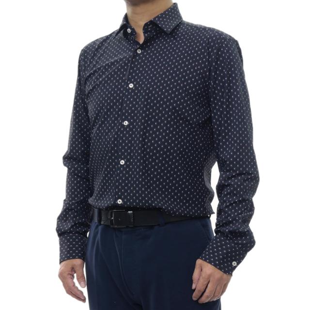 旧モデルセール！ HUGO BOSS ヒューゴボス カジュアルシャツ メンズ 50520055 10261251 / P-HANK-S-Kent ブラック 8,023円